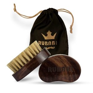 Natural Boar Bristle Beard Brush | Compact Grooming Tool – TreasureStash UK
