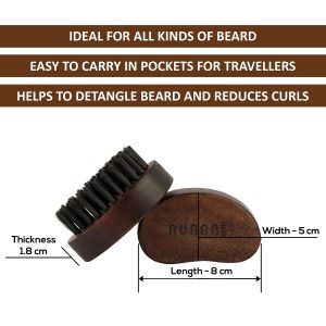 Daily Care Beard Grooming Kit | 3-Piece Beard Brush, Comb & Shaper – TreasureStash