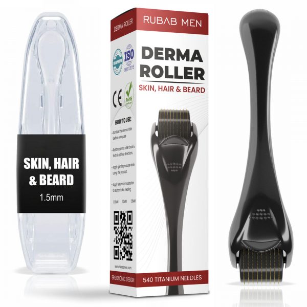 1.5mm Titanium Derma Roller | Boost Hair & Beard Growth – TreasureStash