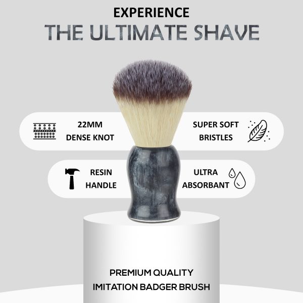 Luxury Shaving Brush | Bomber Edition with Soft Cruelty-Free Bristles – TreasureStash