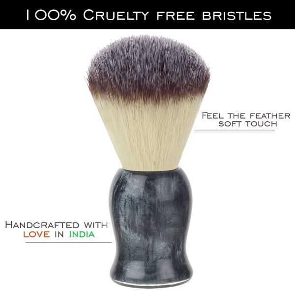 Luxury Shaving Brush | Bomber Edition with Soft Cruelty-Free Bristles – TreasureStash