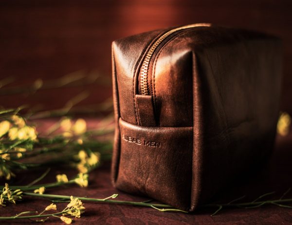 Vegan Leather Toiletry Bag | Waterproof Travel Pouch – TreasureStash UK