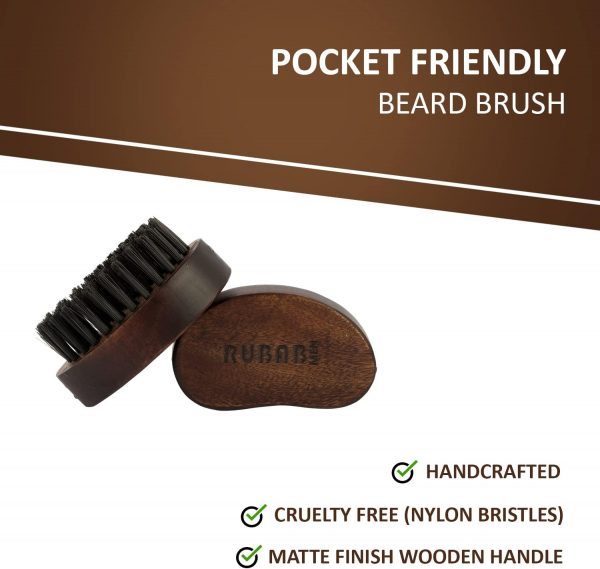 RUBAB MEN Beard Grooming Kit | Comb, Brush, Shaper & Scissors