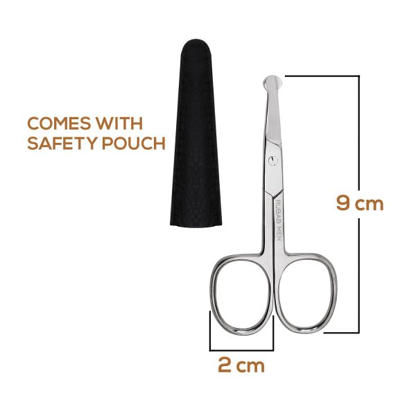 Round Safety Tip Grooming Scissor for Hair Trimming5