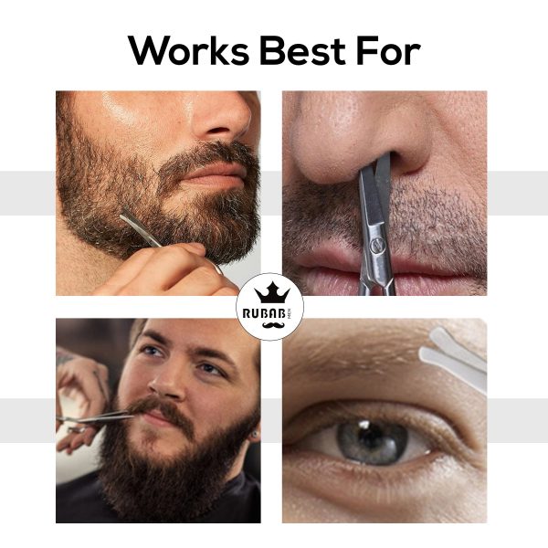 Round Safety Tip Grooming Scissor for Hair Trimming5